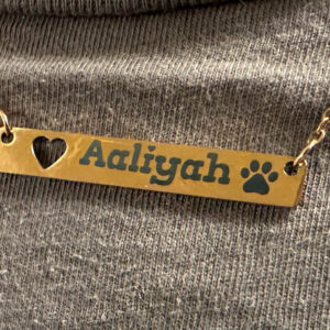 Engraved Necklace